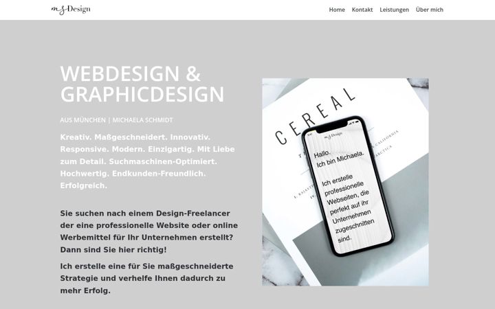 Screenshot of michaela-schmidt-design.com