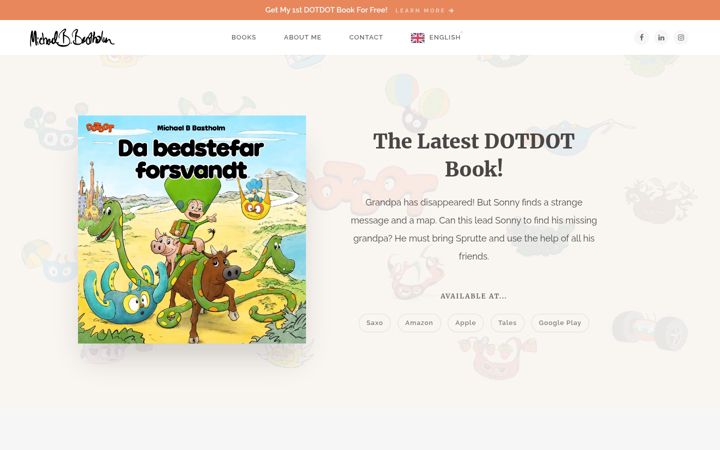 Screenshot of michaelbbastholm.com