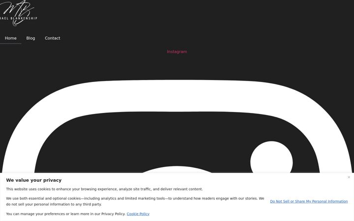 Screenshot of michaelblankenshipbooks.com