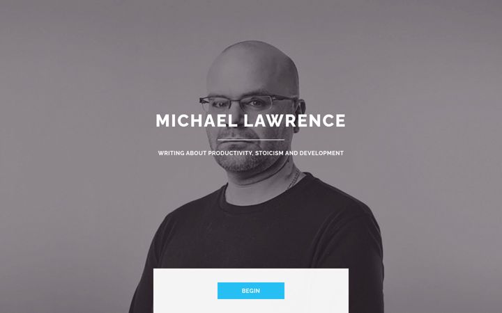 Screenshot of michaelclawrence.com