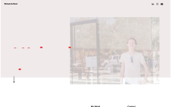 Screenshot of michaeldeborst.com