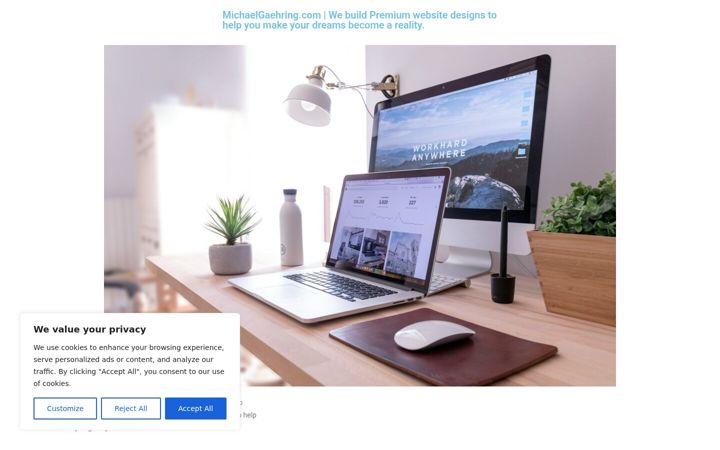 Screenshot of michaelgaehring.com