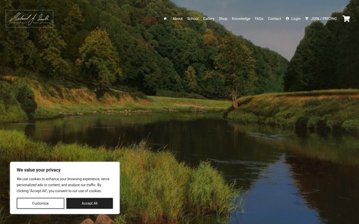 Screenshot of michaeljamessmithschool.com