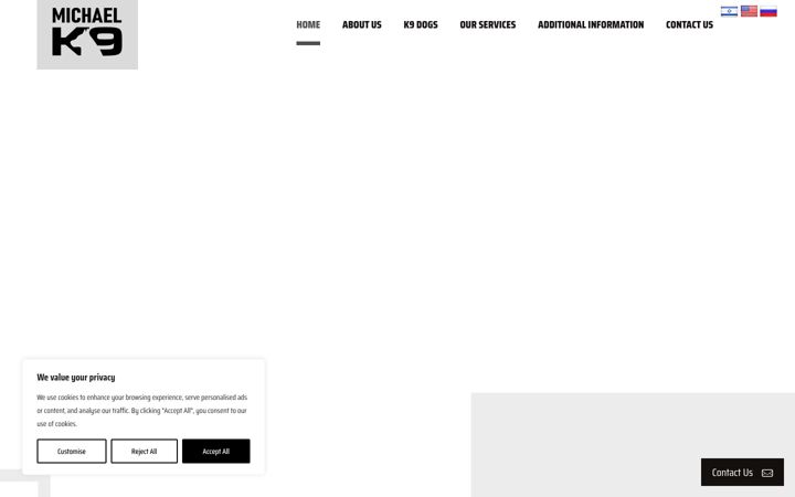 Screenshot of michaelk9.com