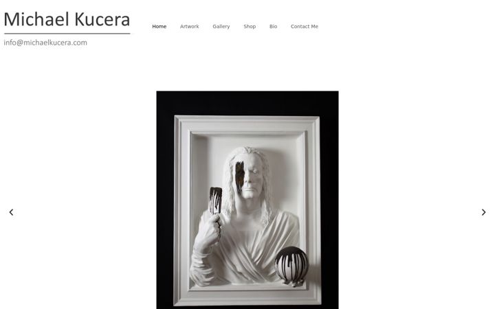 Screenshot of michaelkucera.com