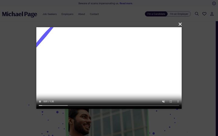 Screenshot of michaelpage.co.in
