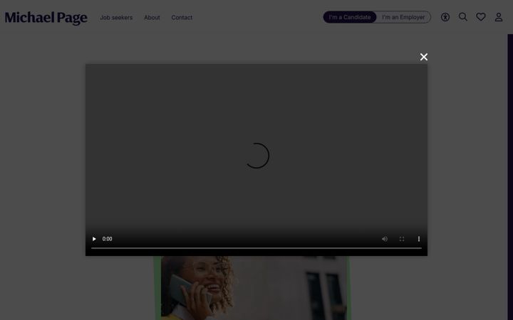 Screenshot of michaelpage.com