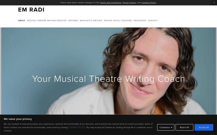 Screenshot of michaelradi.com