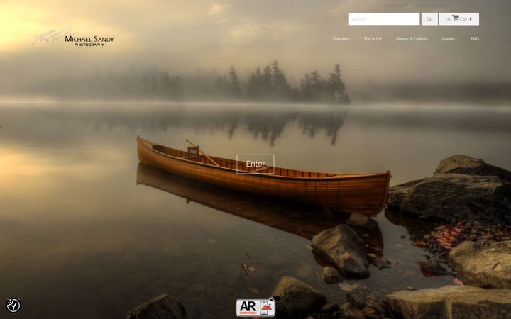 Screenshot of michaelsandyphotography.com
