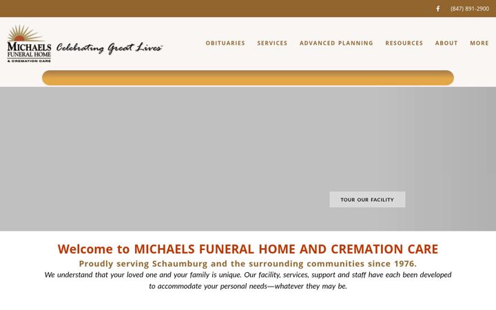 Screenshot of michaelsfh.com