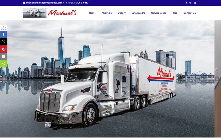 Screenshot of michaelsmovingusa.com