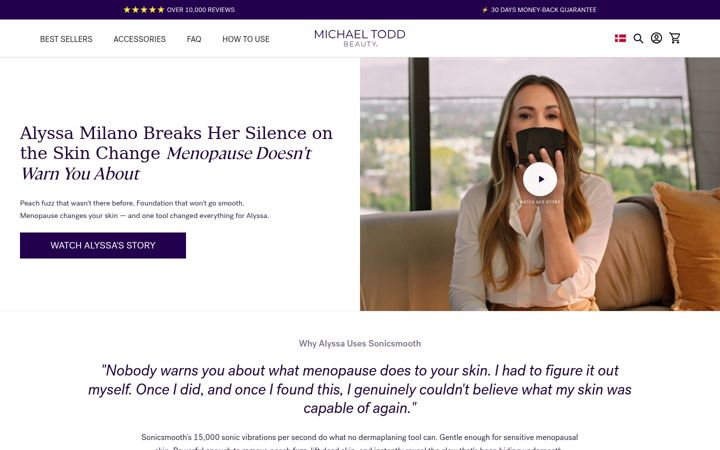 Screenshot di michaeltoddbeauty.com