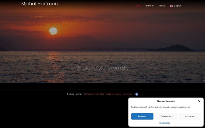 Screenshot of michalhartman.com