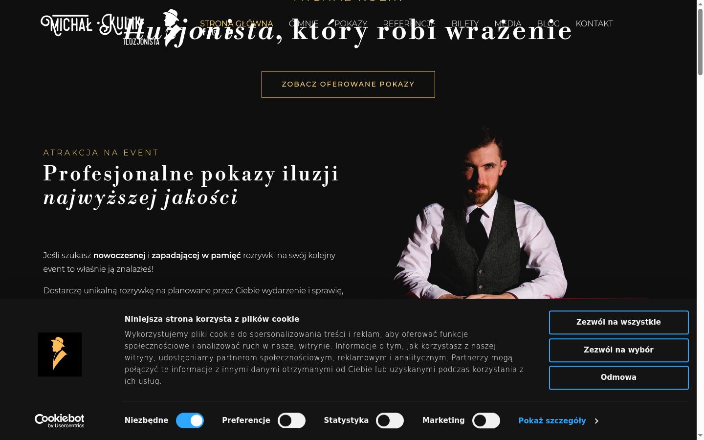 Snímka obrazovky banera súhlasu zobrazeného pred akoukoľvek interakciou