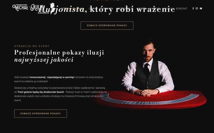 Screenshot of michalkulik.pl