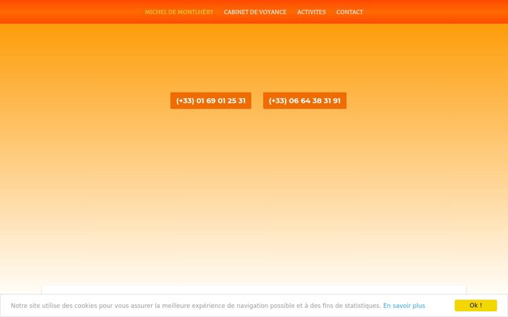 Screenshot of michel-de-montlhery-voyant.com