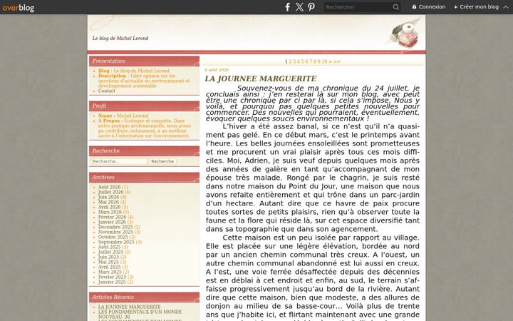 Screenshot of michel-lerond.com