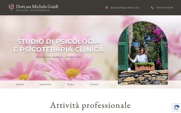 Screenshot di michelaguidi.it