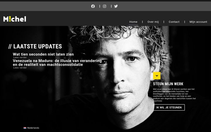Screenshot of michelbaljet.com