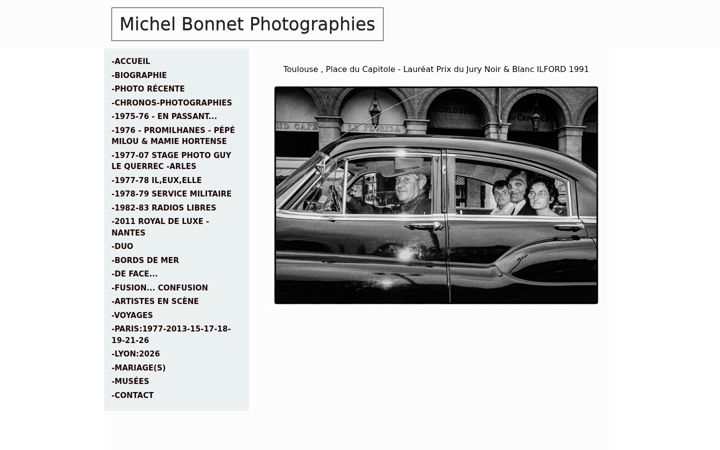Screenshot of michelbonnetphotographies.com