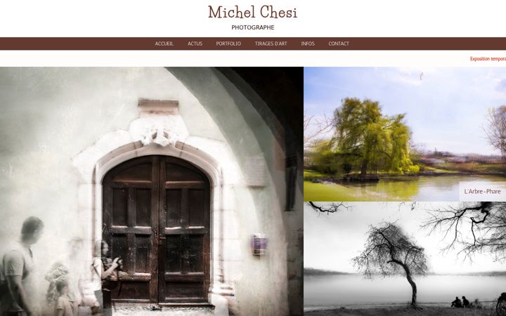 Screenshot of michelchesi.com