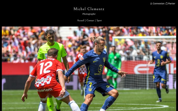 Screenshot of michelclementz.com