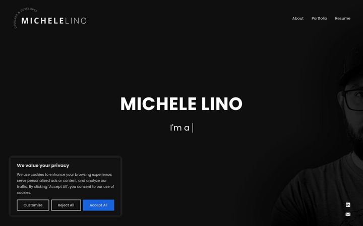 Screenshot of michele-lino.com