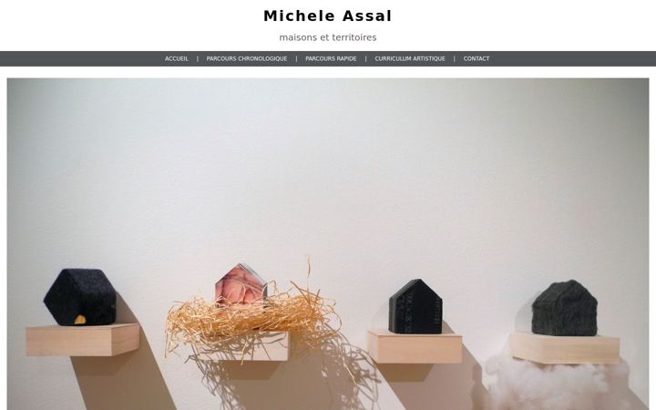 Screenshot of micheleassal.com