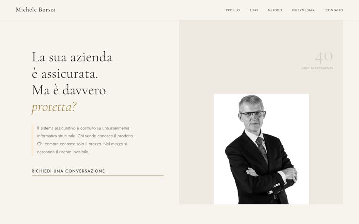 Screenshot of micheleborsoi.com