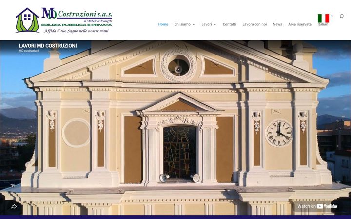 Screenshot of micheledarcangelogroup.com
