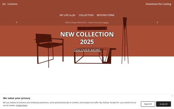 Screenshot of michelepompilio.com