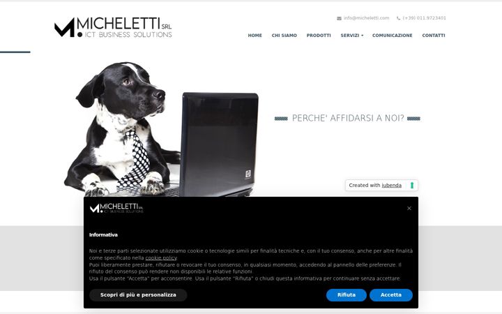 Screenshot of micheletti.com