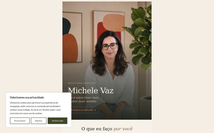 Screenshot of michelevaz.com