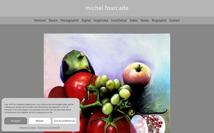 Screenshot of michelfourcade.com