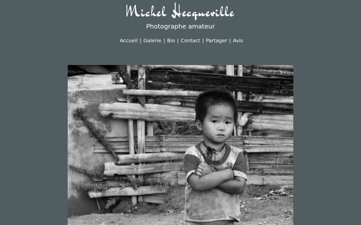 Screenshot of michelhecqueville.com