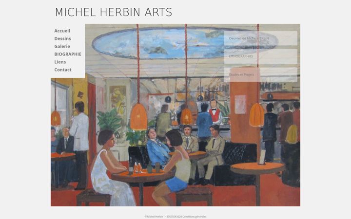 Screenshot of michelherbinarts.com