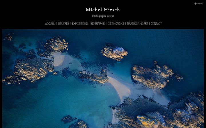 Screenshot of michelhirsch.com