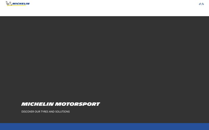 Screenshot of michelinmotorsport.com