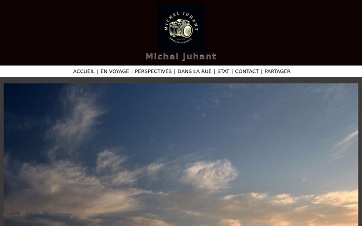 Screenshot of micheljuhant.com