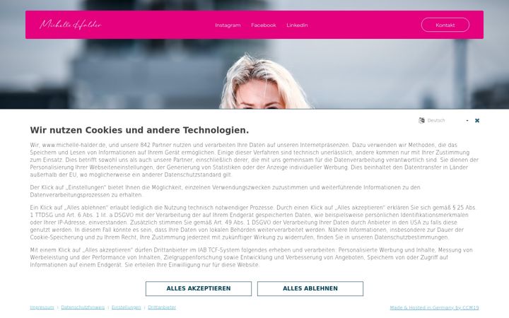 Screenshot of michelle-halder.com
