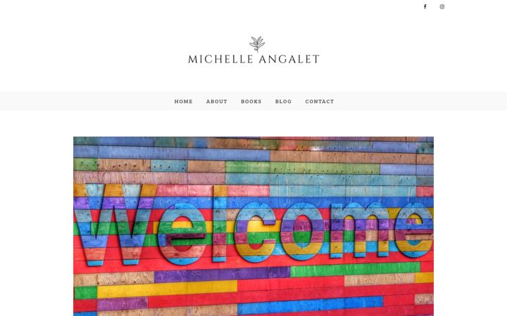 Screenshot of michelleangalet.com