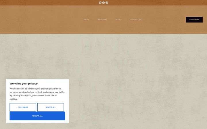 Screenshot of michelleclineauthor.com