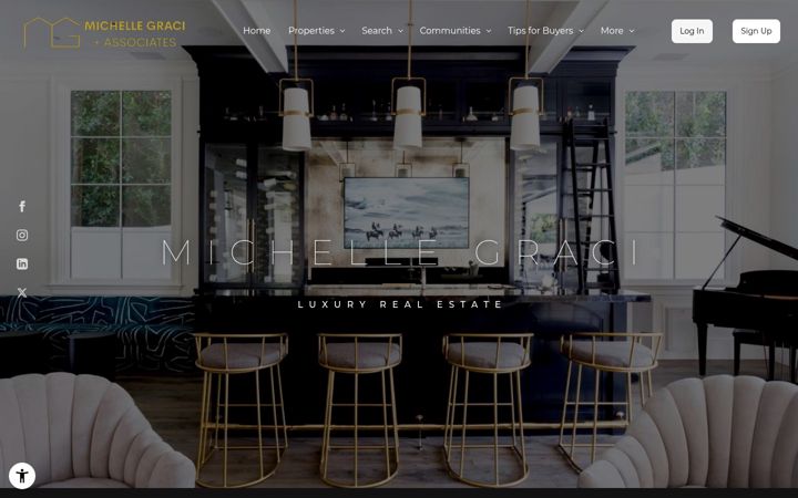 Screenshot of michellegraci.com