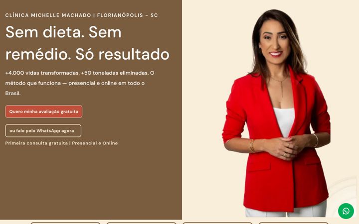 Screenshot of michellemachado.com