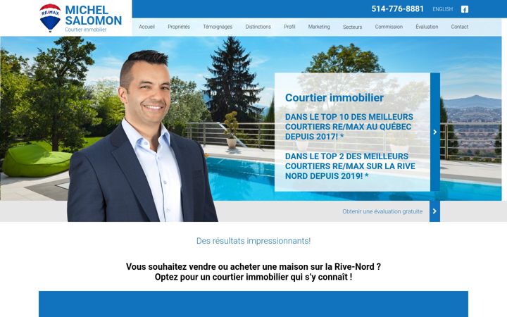 Screenshot of michelsalomon.com