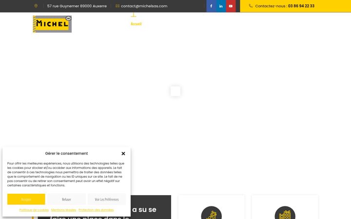 Screenshot of michelsas.com