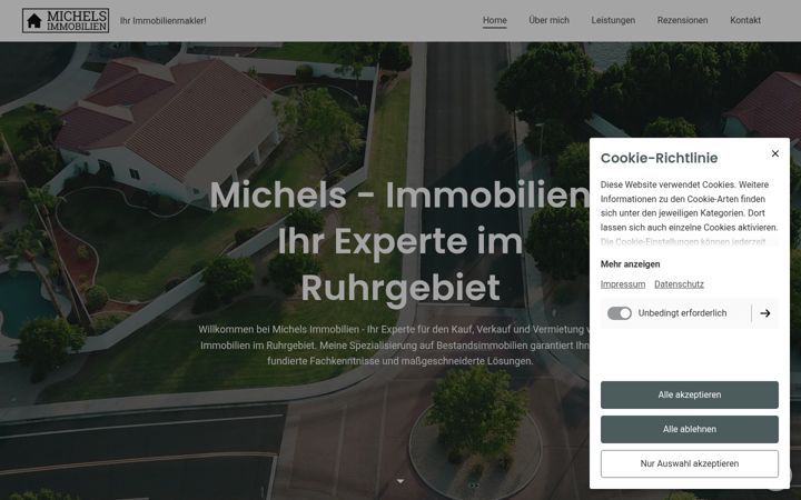 Screenshot of michelsimmobilien.com