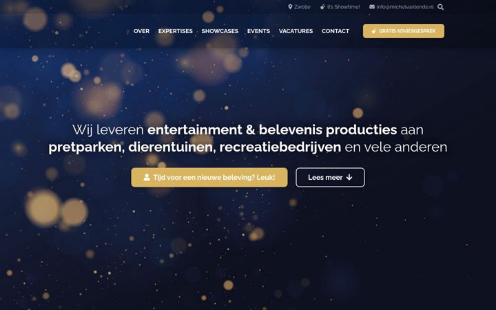 Capture d'écran de michelvantende.nl