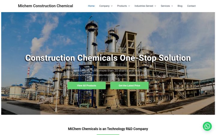 Screenshot of michemcn.com