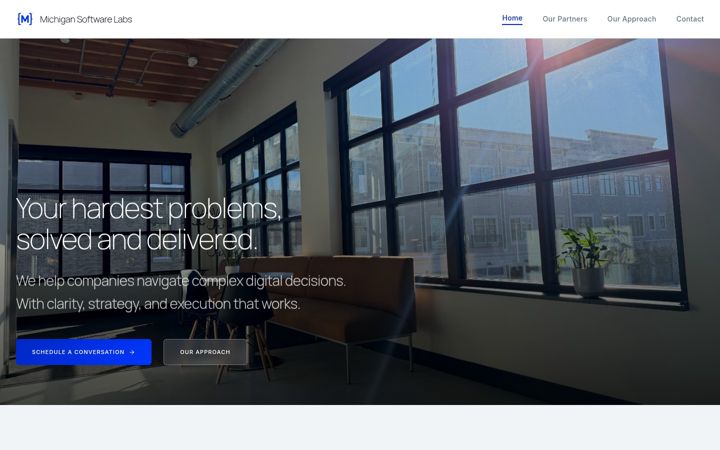 Screenshot of michiganlabs.com